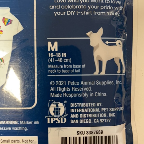 Youly Pride Collection DIY Pet T-Shirt Kit - The Proudest *Benefits Animals* - Picture 6 of 8